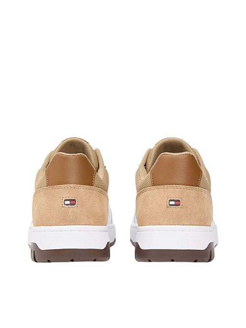 Sneakers stile basket con sezioni in pelle Tommy Hilfiger | FM0FM05714AEI